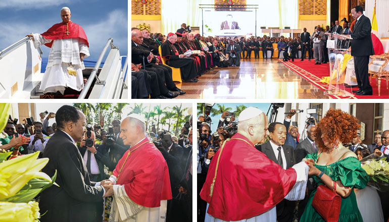 President Paul Biya Holds Historic Meeting with Pope Leo XIV at Unity Palace