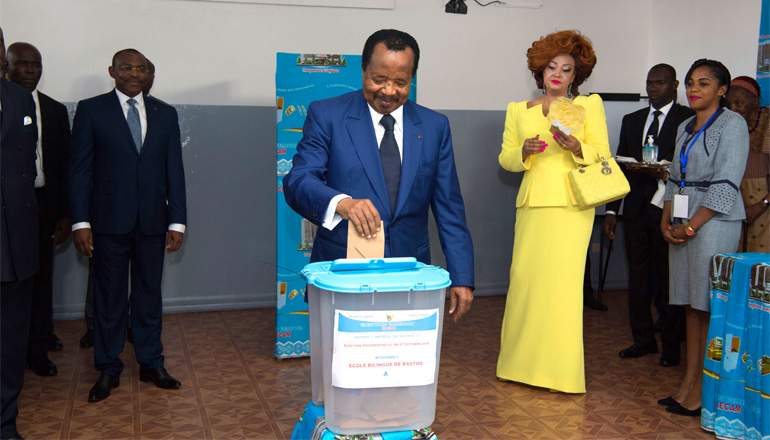 President BIYA Votes, Congratulates Electorate for Peaceful Campaigns