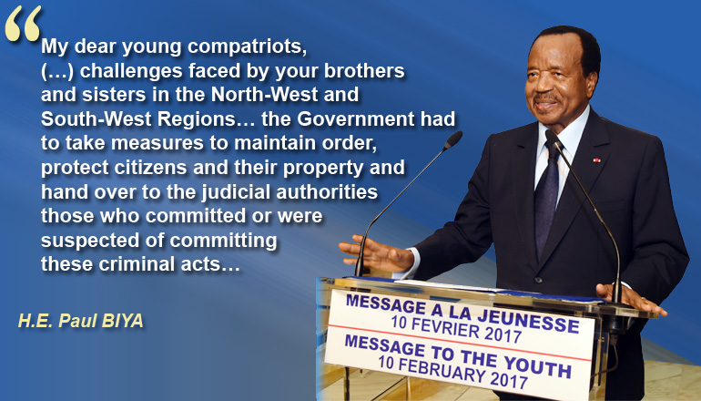 Message to the Youth, 10 February 2017