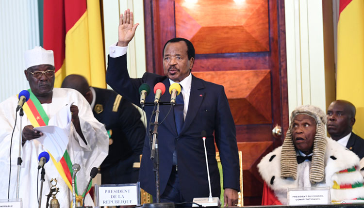 06 novembre 2018 : Le Président Paul BIYA prête serment dans la solennité et la ferveur populaire.