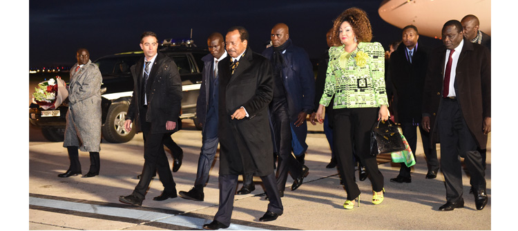 Le Président Paul BIYA est arrivé à Paris pour la COP21