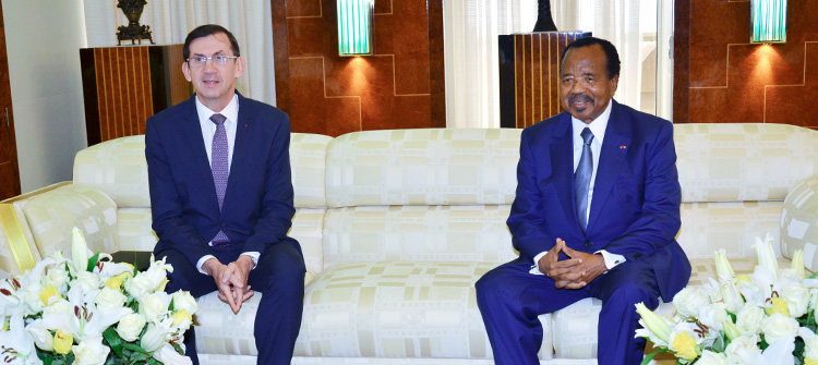 President BIYA, French Ambassador Discuss Paris Peace Forum 