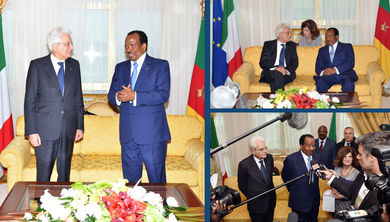 Presidents BIYA and MATTARELLA reaffirm Cameroon – Italy cooperation