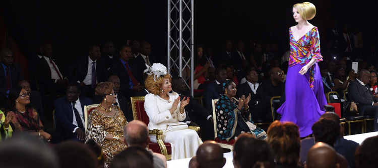 Madam Chantal BIYA attends K Walk fashion show