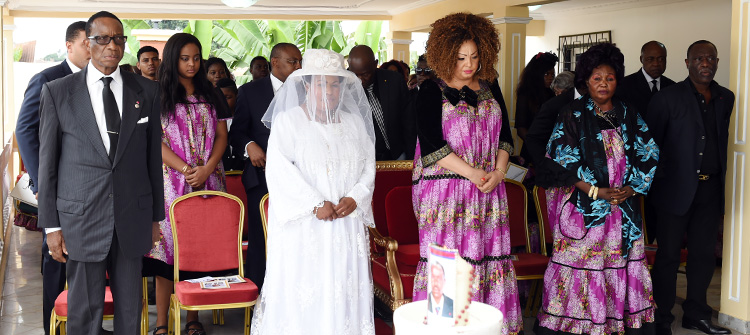 First Lady attends burial of late Evariste Bernard MEDOULOU MEDOULOU