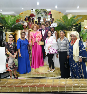 Madame Chantal BIYA à l’inauguration du showroom ''Chic Design'' à Yaoundé
