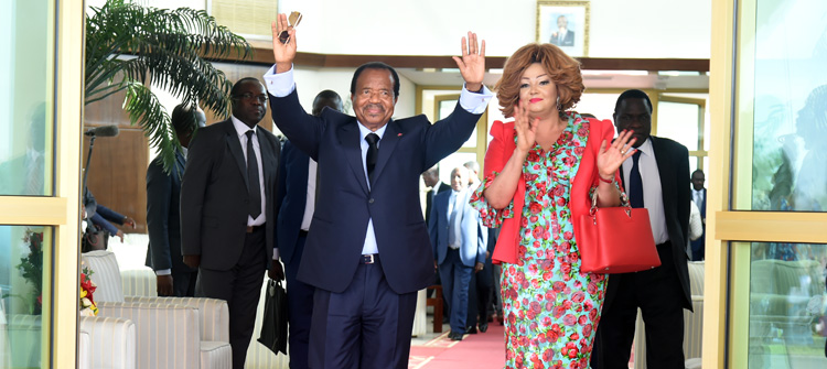 Le Chef de l’Etat et la Première Dame de retour à Yaoundé