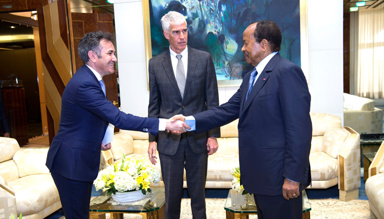 President Paul BIYA Discusses Energy, Transport and Health with General Electric Africa Boss  