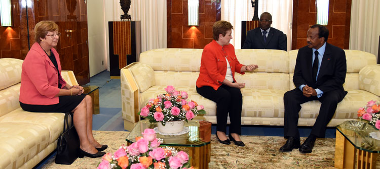 European Commissioner received at Unity Palace