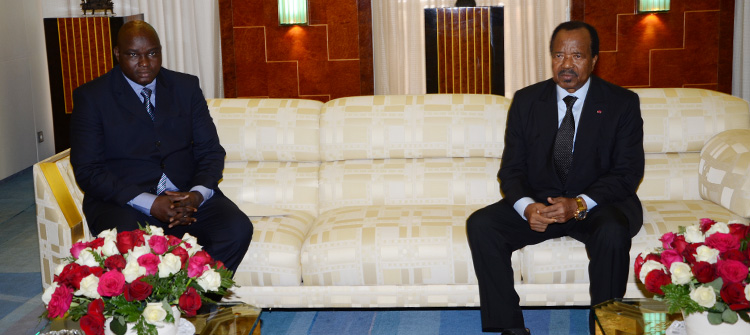 Envoy of the Central African Republic received at Unity Palace