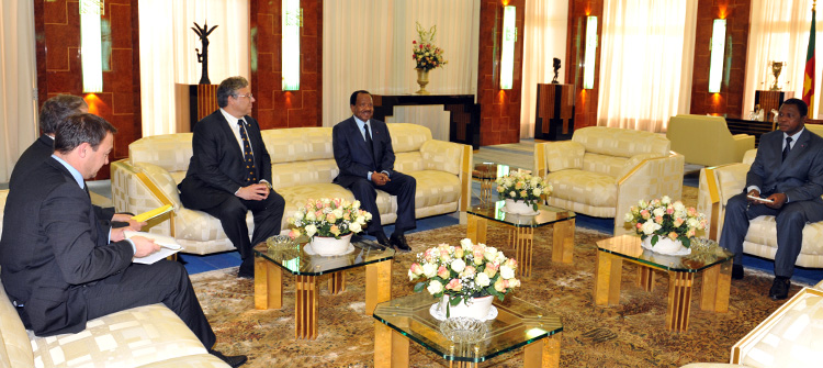 President of Swiss Council of States at Unity Palace