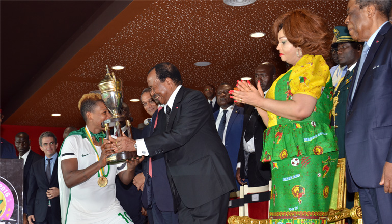 President Paul BIYA closes successfully organised Women’s AFCON