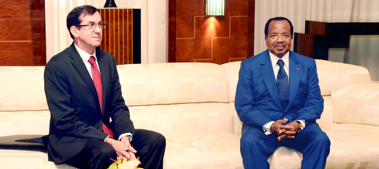 President Paul BIYA Discusses Fight against Terrorism with French Ambassador