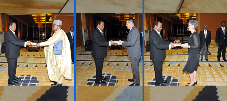 Three New Diplomats Present Letters of Credence at Unity Palace