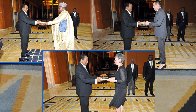 Three New Diplomats Present Letters of Credence at Unity Palace