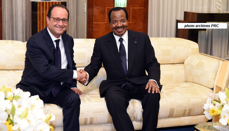 President BIYA sends message of congratulations to French President on the occasion of their national day
