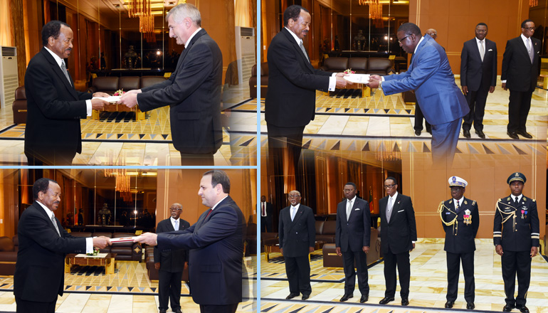 Diplomatic ceremonies for three new Ambassadors