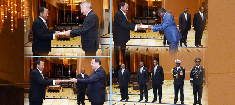 Diplomatic ceremonies for three new Ambassadors