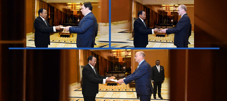 Italian, European Union Ambassadors and British High Commissioner honoured at Unity Palace