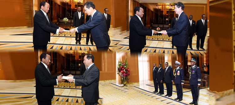 Presentation of letters of credence at Unity Palace