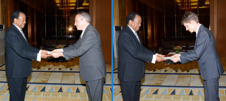 New Israeli and Belgian Ambassadors present credentials at the Unity Palace