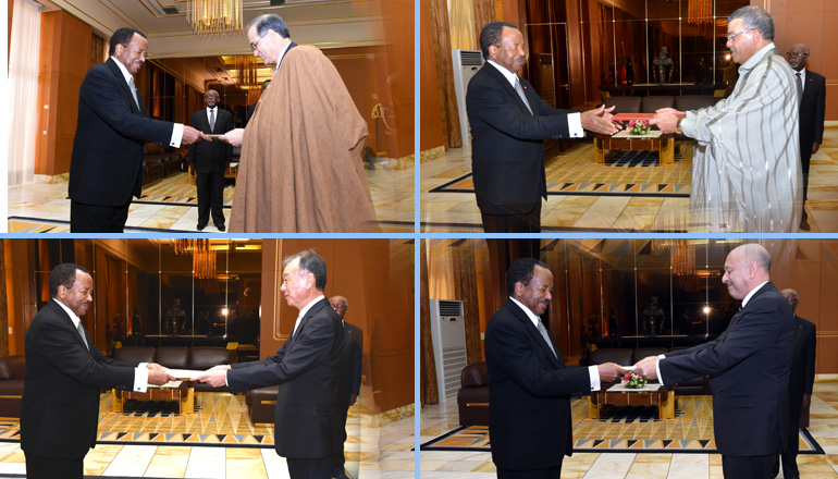 Accreditation of new Ambassadors at Unity Palace
