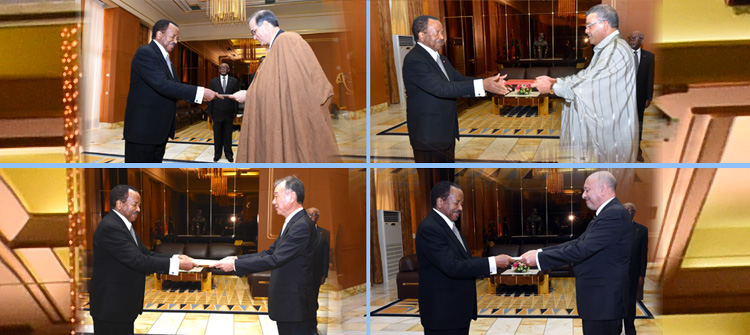 Accreditation of new Ambassadors at Unity Palace