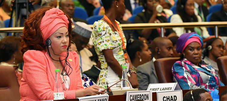 Madame Chantal Biya au XXIIIème Sommet de l'Union Africaine à Malabo
