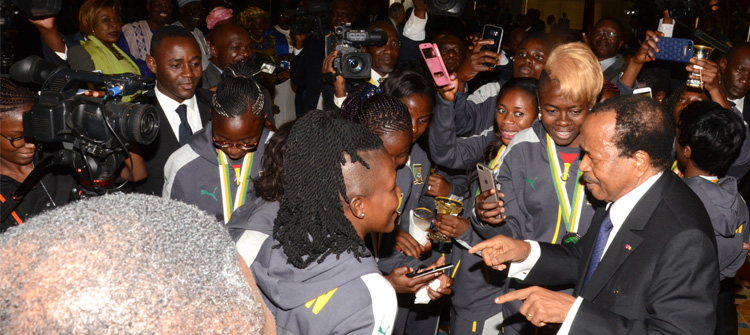 Cameroonians are proud of you, President Paul BIYA tells Indomitable Lionesses