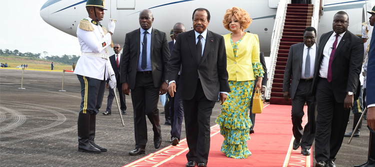Presidential Couple Back in Cameroon