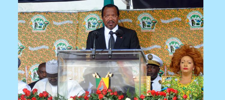 Discours du Président de la République, S.E. Paul Biya  à l’occasion de la cérémonie d’ouverture du comice agro-pastoral d’Ebolowa