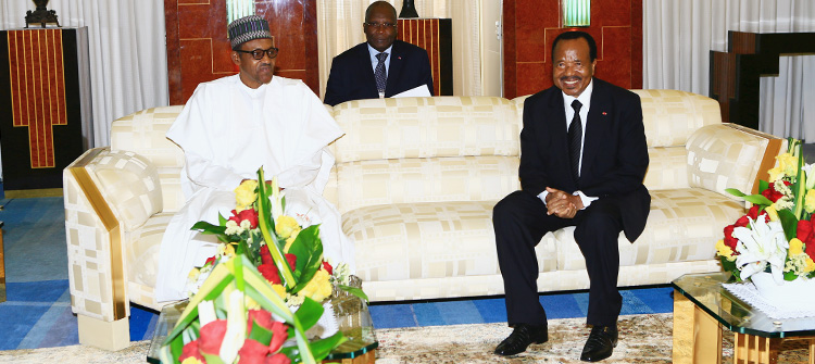 Tête-à-tête Paul Biya - Muhammadu Buhari au Palais de l’Unité