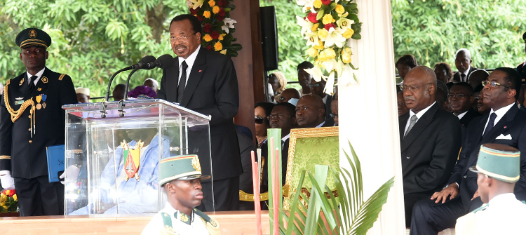 Discours de S.E.M. Paul Biya Président de la République, Chef des armées lors cérémonie de triomphe des promotions « Lieutenant Youssouf Mahamat Bahar » et « Cinquantième Anniversaire de la Réunification » - Yaoundé, le 24 avril 2015
