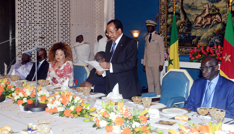 Toast du Chef de l’Etat à l’occasion du déjeuner offert par le couple présidentiel en l’honneur de S.E. Macky SALL, Président de la République du Sénégal