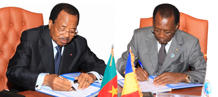Idriss DEBY en visite au Cameroun