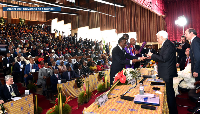 Le Président Mattarella  poursuit son séjour au Cameroun