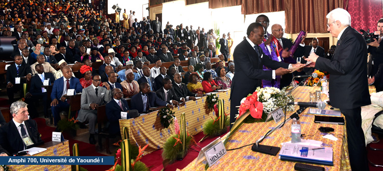 Le Président Mattarella  poursuit son séjour au Cameroun