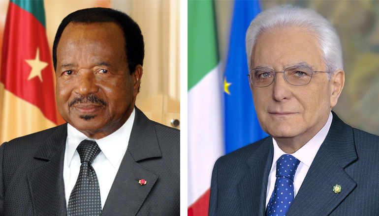 Italian President on state visit to Cameroon