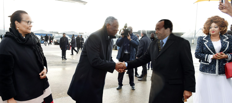 President Paul BIYA leaves Paris