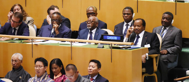 President Paul BIYA joins World Leaders at UNGA Debates