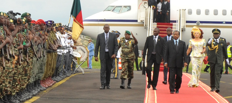 Le Chef de l’Etat à Douala