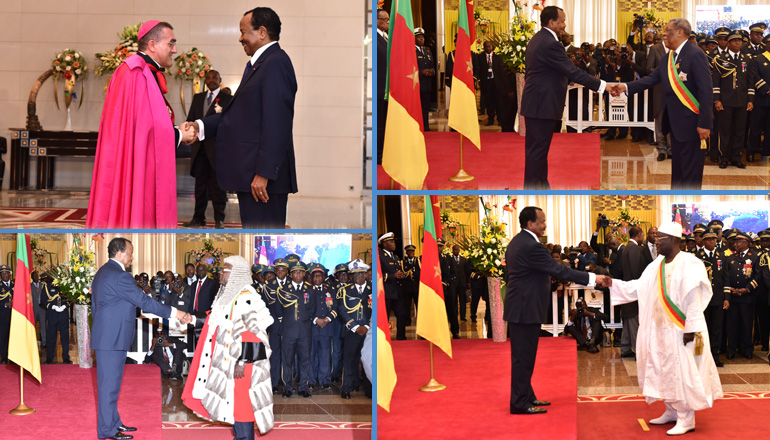 Presentation ceremony of New Year 2016 wishes to the Head of State